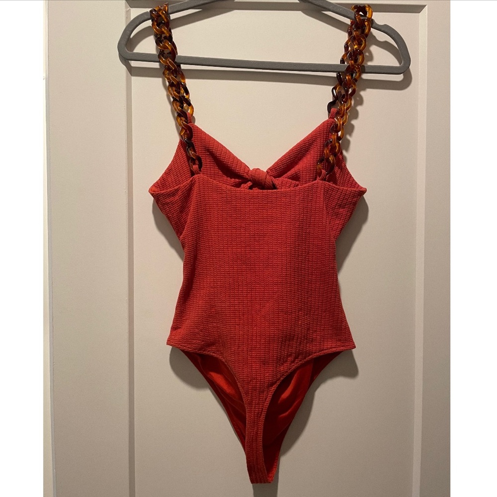 Revolve Privacy Please Glendon Rust Tie Front Tor… - image 5